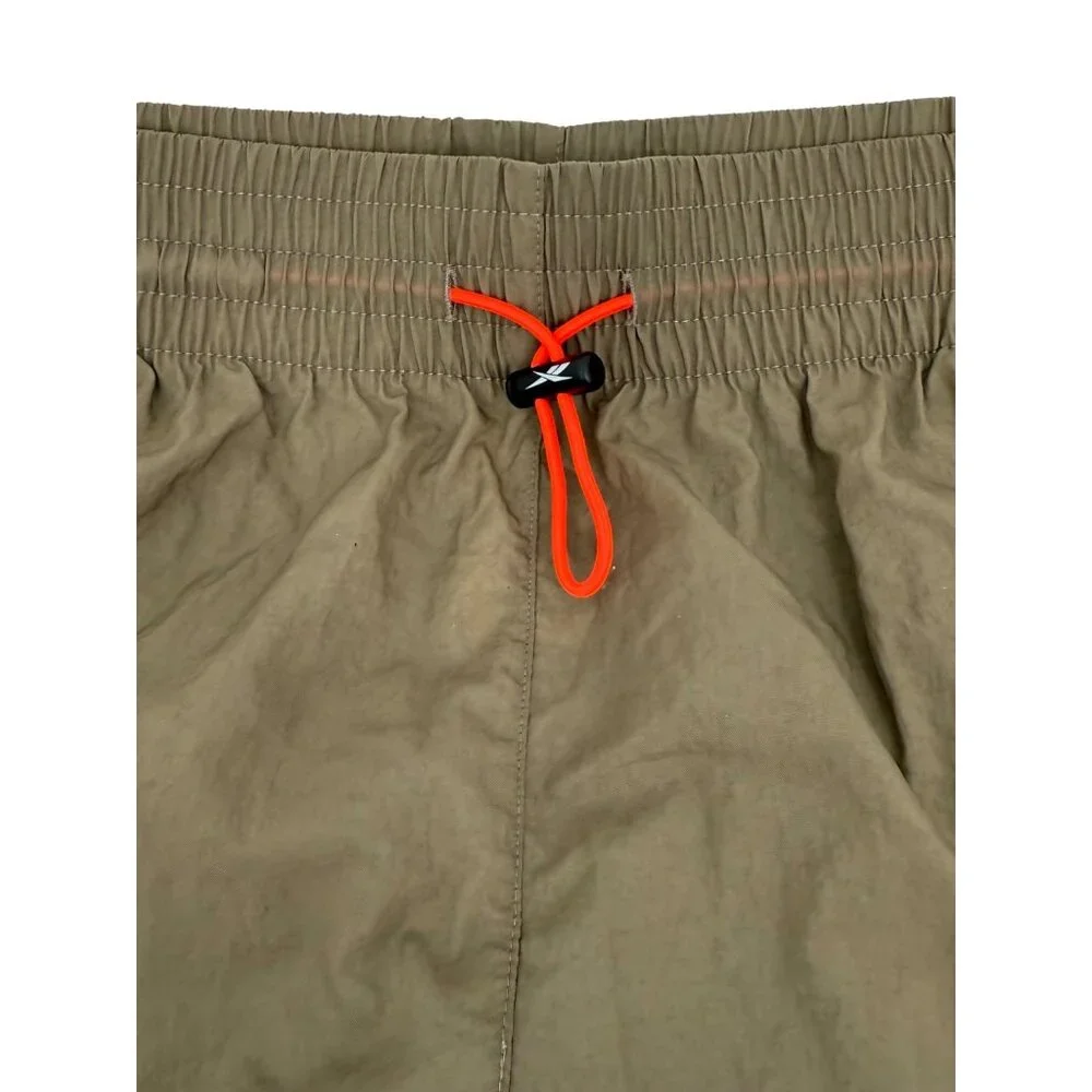 NWT Reebok Trek Grey Athleisure Training Pants Joggers w/Side Pocket & Logo S - Picture 16 of 16